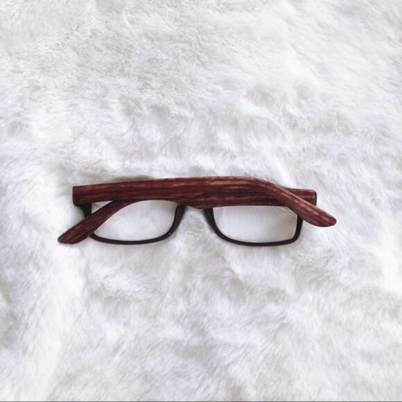 Hugo Light Wood Black Reading Glasses - Picture 9 of 9